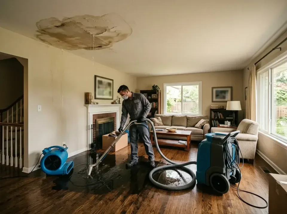 attic-pipe-burst-ceiling-drip-008 — frequently asked questions, Water Damage Restoration & Carpet Care in Bentonville, AR